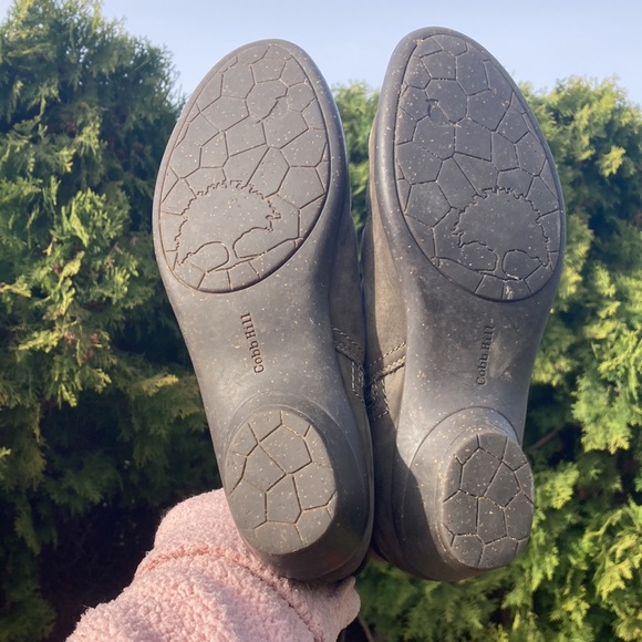 Cobb Hill by New Balance Nicole Stone Tan Leather Ankle Booties Size 9N - Picture 6 of 13